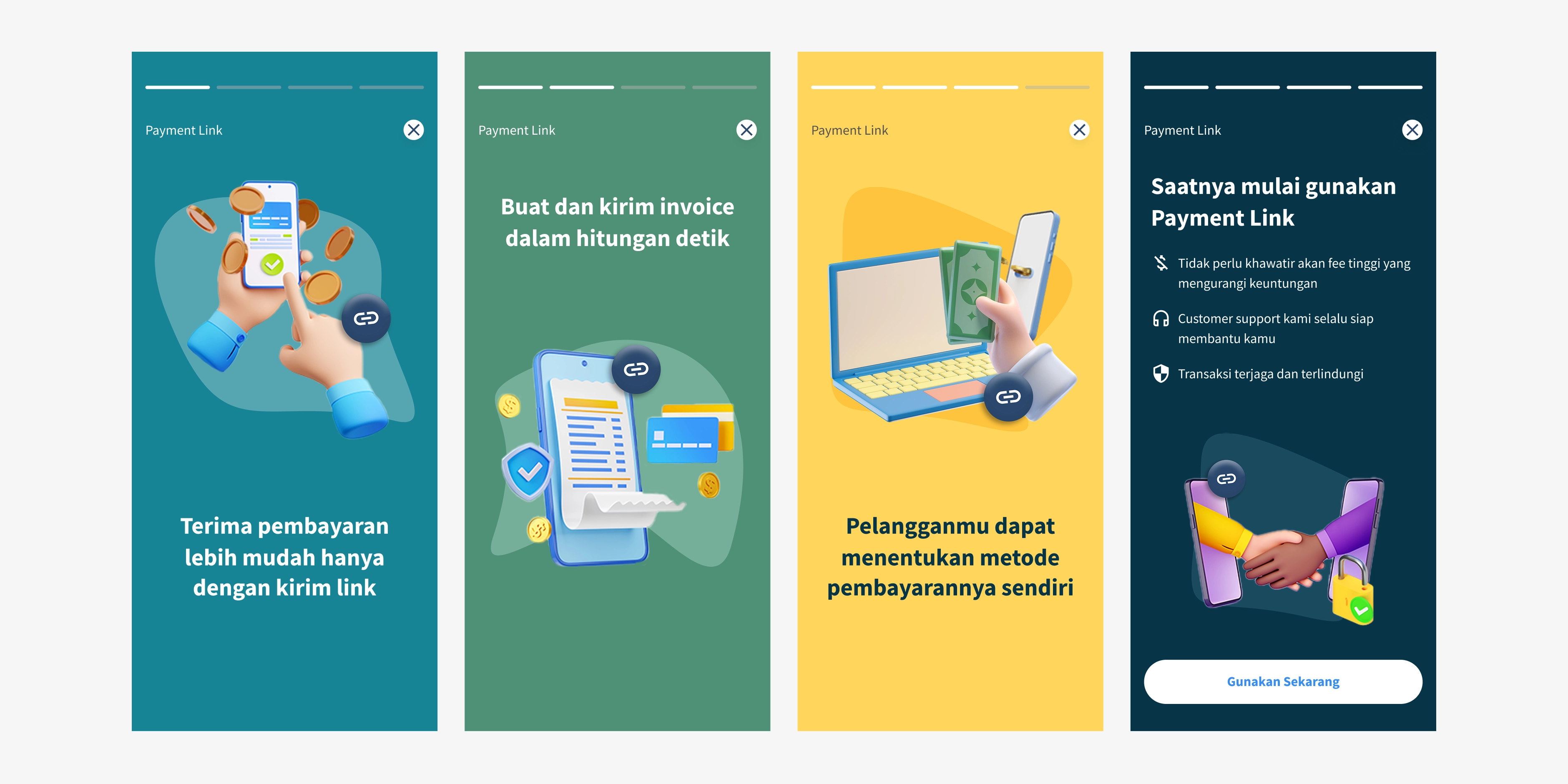 Request types on first redesign iteration