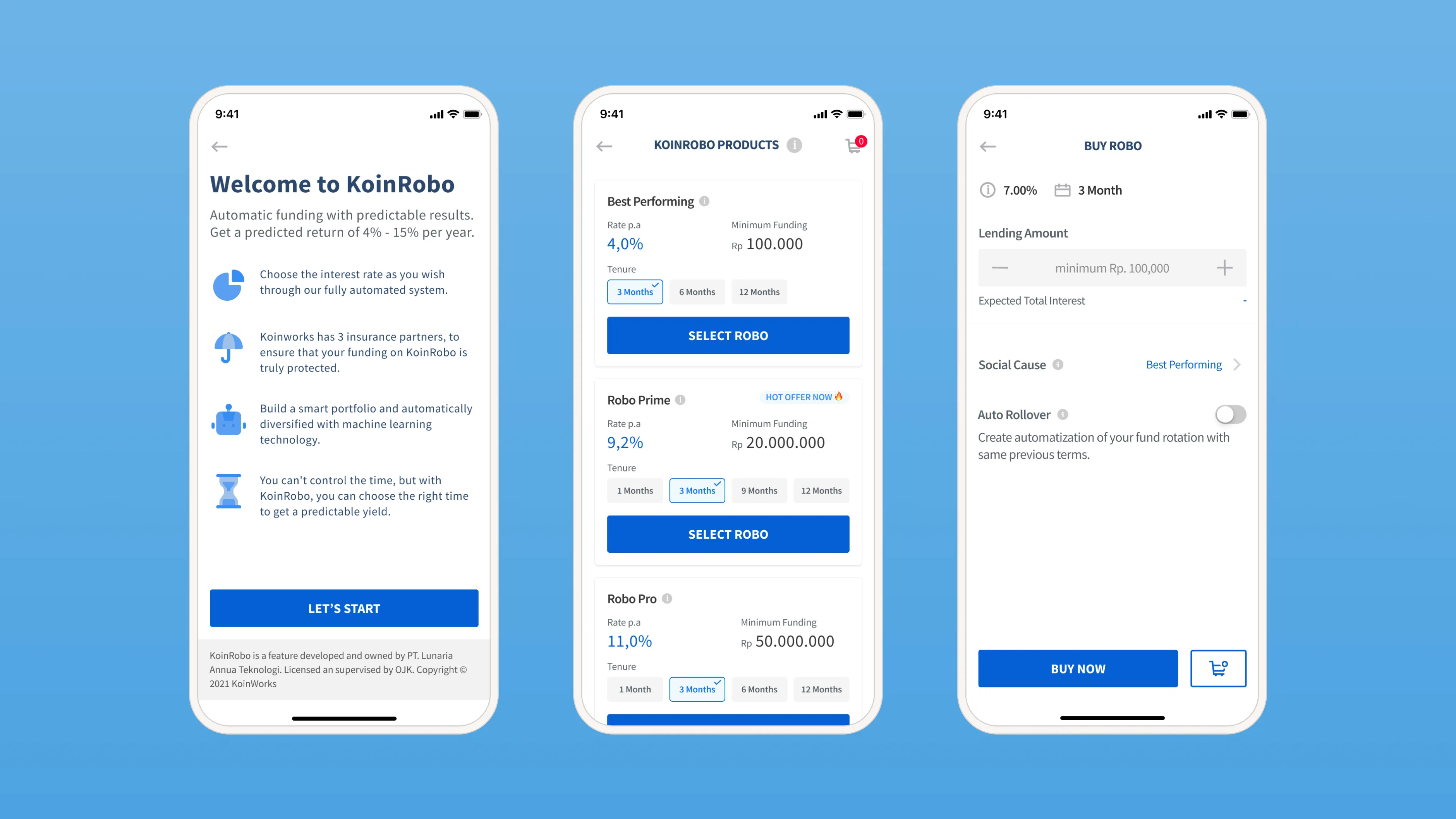 Improving KoinRobo's Products Page